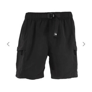 NWOT The North Face TNF Belted Trunk Shorts - LARGE - black - LARGE